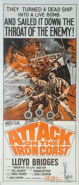 Attack On The Iron Coast Ww2 Australian Daybill Movie Poster (28)