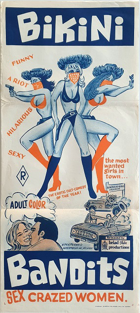 Bikini Bandits Australian Daybill Poster (1)