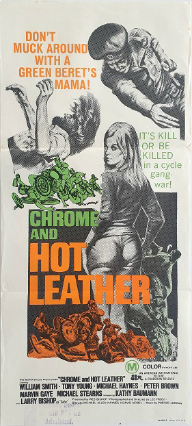 Chrome And Hot Leather Australian Daybill Movie Poster (2) Edited