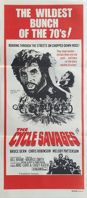 Cycle Savages Australian Daybill Poster