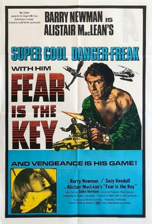 Fear Is The Key Australian One Sheet Movie Poster