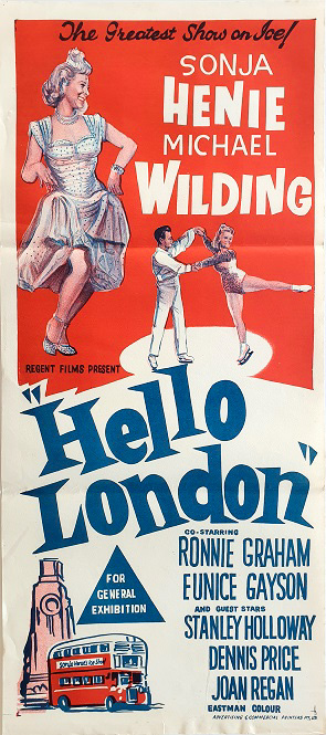 Hello London Australian Daybill Movie Poster