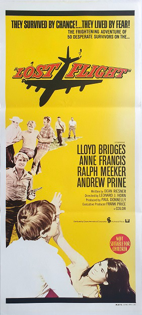 Lost Flight Australian Daybill Movie Poster