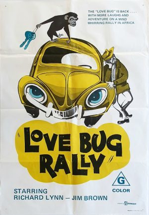 Love Bug Rally Australian One Sheet Movie Poster Vw Beetle