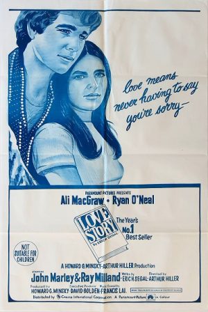 Love Story Australian One Sheet Movie Poster