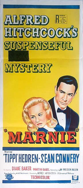 Marnie Alfred Hitchcock Australian Daybill Movie Poster (3) Edited