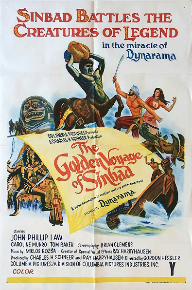 The Golden Voyage Of Sinbad Australian One Sheet Movie Poster