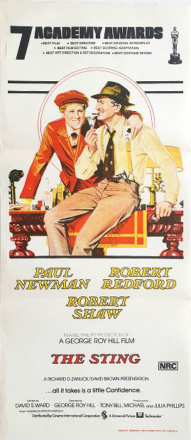 The Sting Australian Daybill Movie Poster