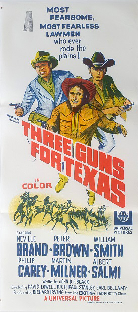 Three Guns For Texas Australian Daybill Movie Poster (6)