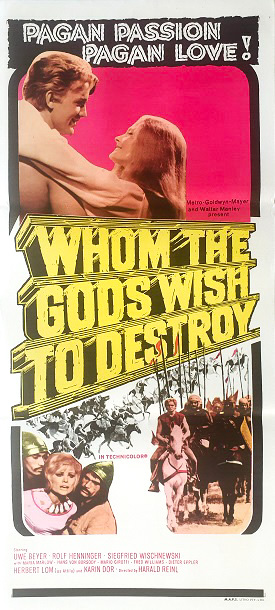 Whom The Gods Wish To Destroy Australian Daybill Movie Poster Edited