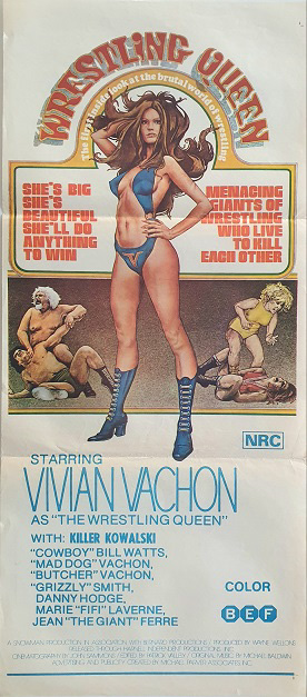 Wrestling Queen Australian Daybill Poster