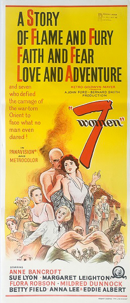 Seven Women Australian Daybill Movie Poster (9)
