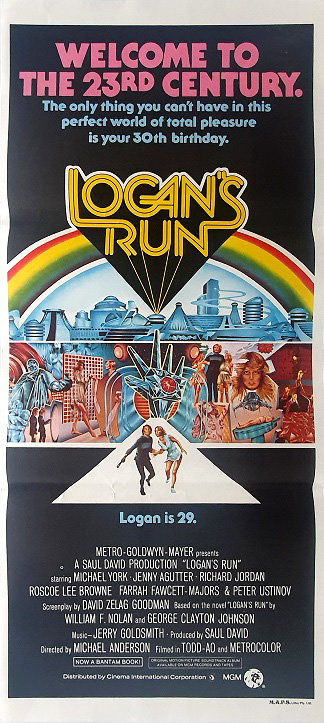 Logans Run Australian Daybill Movie Poster (4)