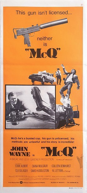 Mcq John Wayne Australian Daybill Movie Poster 2