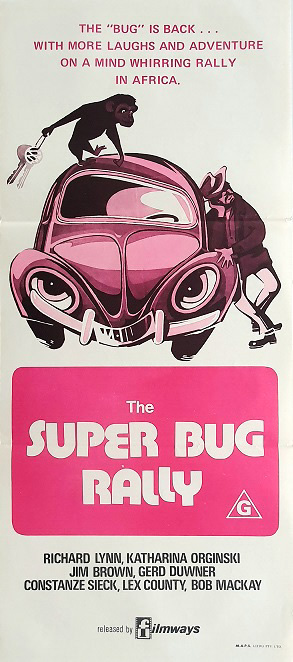 Super Bug Rally Vw Beetle Australian Daybill Movie Poster (18) Edited