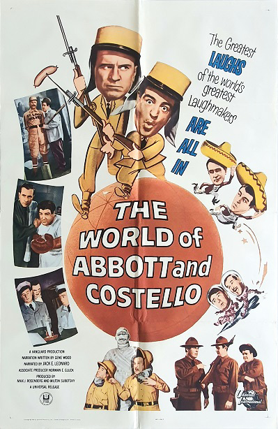 The World Of Abbott And Costello One Sheet Us Movie Poster