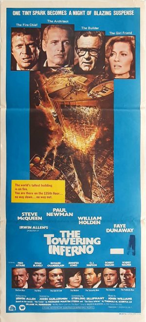Towering Inferno Australian Daybill Movie Poster (12)