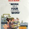 Work Is A Four Letter Word Cilla Black Australian Daybill Movie Poster (20)
