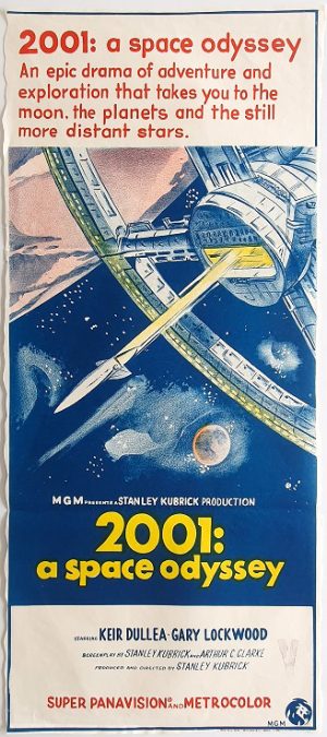 2001 A Space Odyssey Australian Daybill Movie Poster Stanely Kubrick (1)