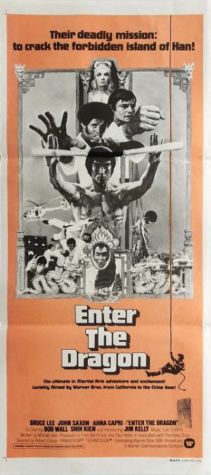 Enter The Dragon Australian Daybill Movie Poster Bruce Lee (1) Edited