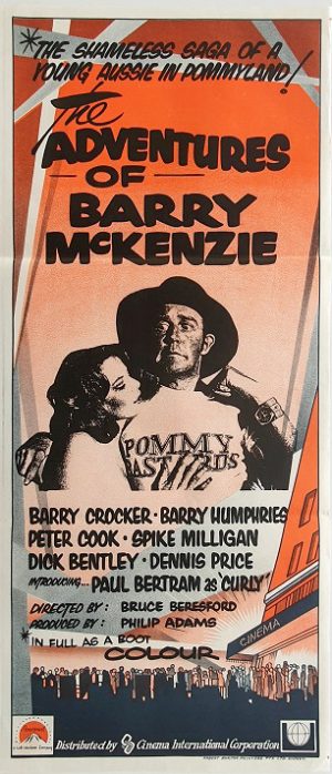 The Adventures Of Barry Mckenzie Australian Daybill Movie Poster