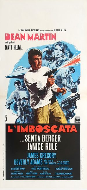 Dean Martin Ambushers Italian Locandina Movie Poster