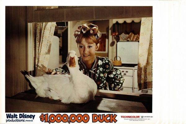 $1000000 Duck Walt Disney Us Movie Lobby Card