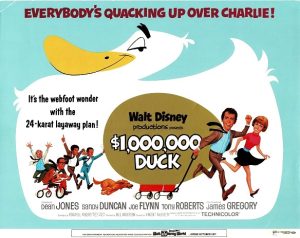 $1000000 Duck Walt Disney Us Movie Title Lobby Card (1)