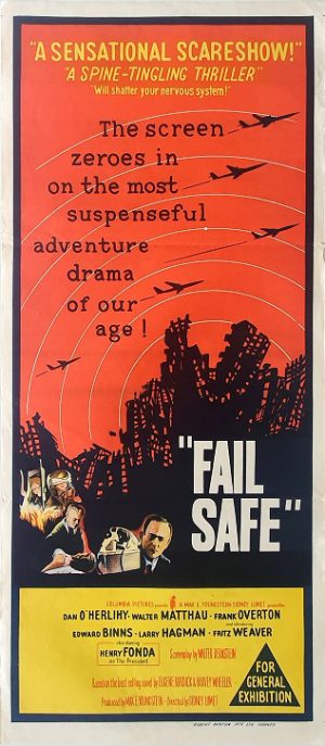 Fail Safe Australian Daybill Movie Poster (1)