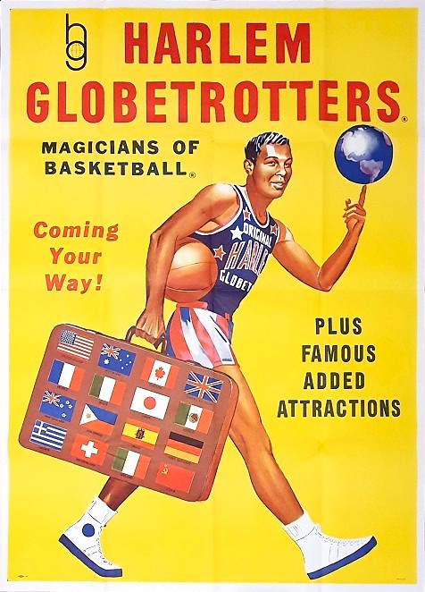 Harlem Globetrotters 1970s World Tour Poster (1)