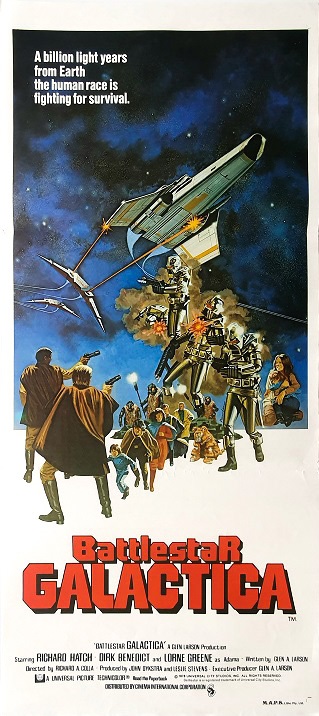 Battlestar Galactica Australian Daybill Movie Poster