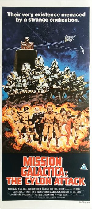 Mission Galactica The Cylon Attack Australian Daybill Movie Poster