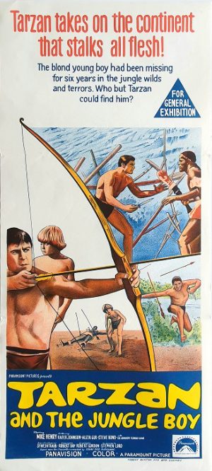 Tarzan And The Jungle Boy Australian Daybill Movie Poster