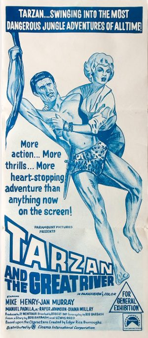 Tarzan And The Great River Australian Daybill Movie Poster (13)