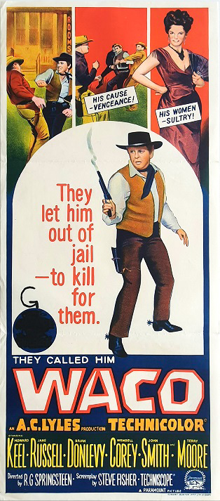 Waco Western Australian Daybill Movie Poster
