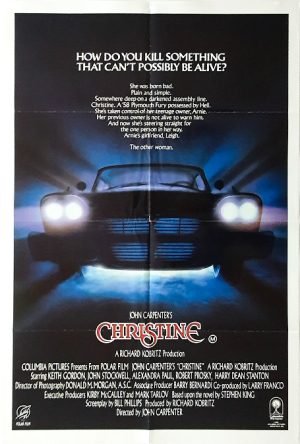 Christine Us One Sheet Movie Poster Stephen King (1)