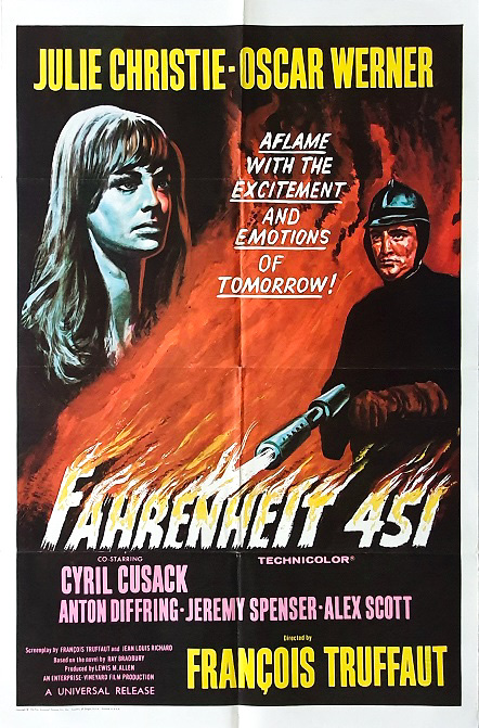 Fahrenheit 451 Us One Sheet Movie Poster
