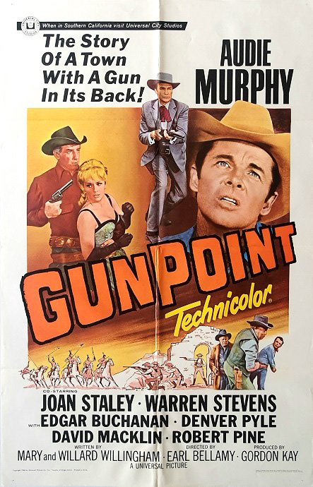 Gunpoint Audie Murphy One Sheet Movie Poster