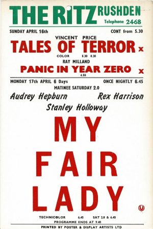 My Fair Lady Audrey Hepburn Uk Playbill The Ritz (2)