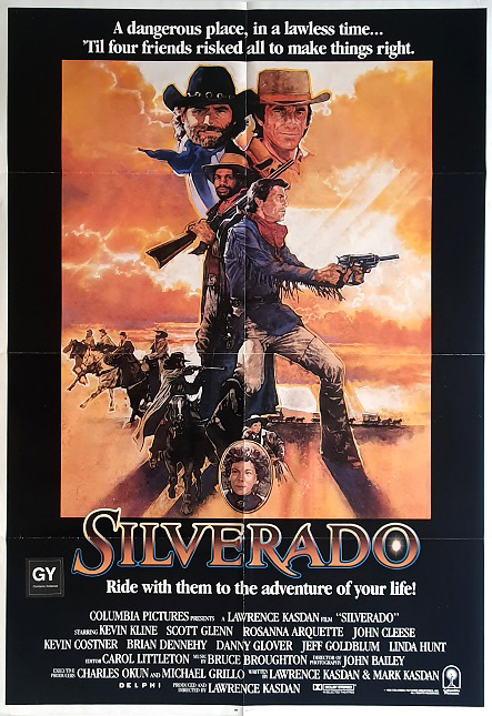 Silverado One Sheet Movie Poster Kevin Costner