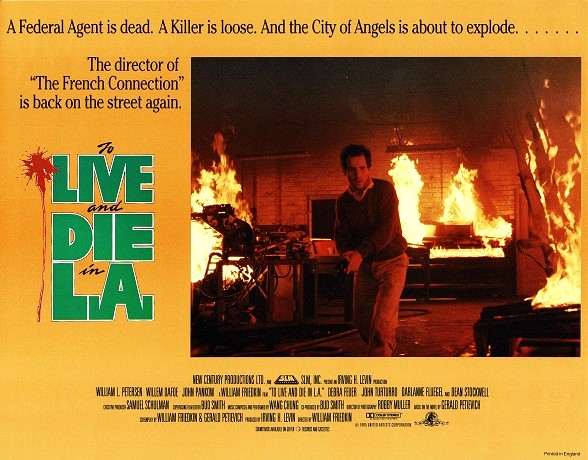 To Live And Die In La Uk Lobby Card Used (2)