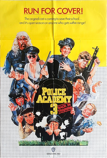 Police Academy 3 Australian Video Movie Poster (1)