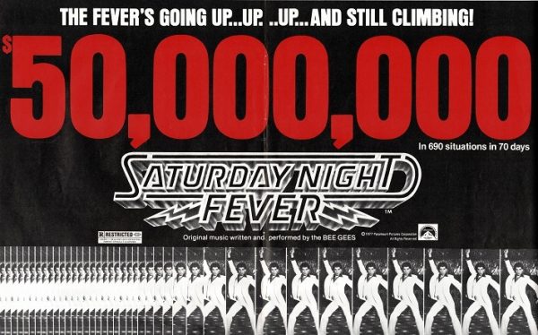 Saturday Night Fever Trade Advertisment