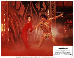 Staying Alive Lobby Card 3