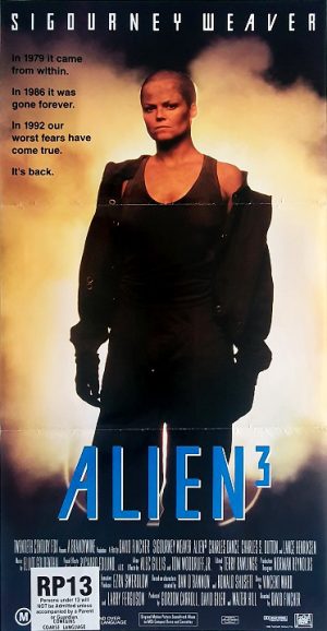 Alien 3 Australian Daybill Movie Poster