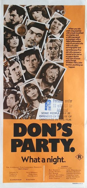 Dons Party Australian Daybill Movie Poster (5)