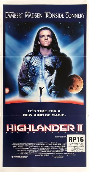 Highlander 2 Australian Daybill Movie Poster (9)