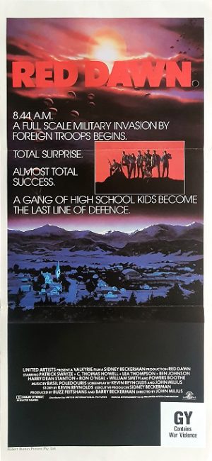 Red Dawn Australian Daybill Movie Poster (10)