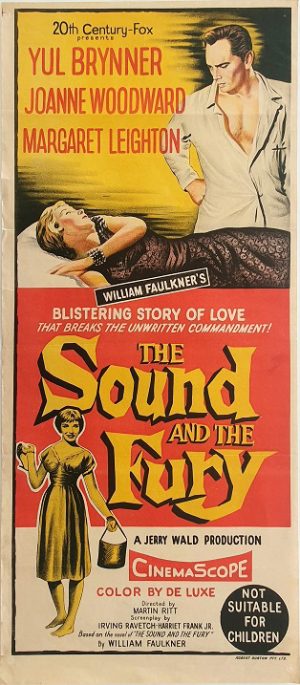 The Sound And The Fury Australian Daybill Movie Poster (1)