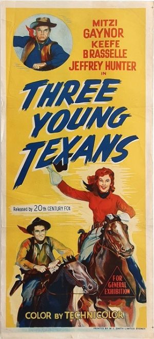 Three Young Texans Australian Daybill Movie Poster (1)